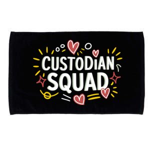 Custodian SquadCaretaker And Cleaning School Custodian Microfiber Hand Towel