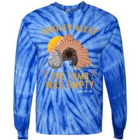 Christian Spoiler Alert Tomb Was Empty Easter Gift Tie-Dye Long Sleeve Shirt