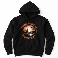 Chasing Sunsets And Christmas Dreams Hoodie