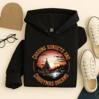 Chasing Sunsets And Christmas Dreams Hoodie