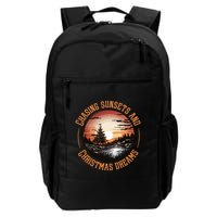Chasing Sunsets And Christmas Dreams Backpack