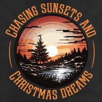 Chasing Sunsets And Christmas Dreams Adult Drive Performance Visor
