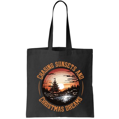 Chasing Sunsets And Christmas Dreams Bag