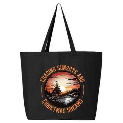 Chasing Sunsets And Christmas Dreams 25L Jumbo Tote