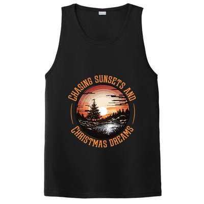 Chasing Sunsets And Christmas Dreams PosiCharge Competitor Tank