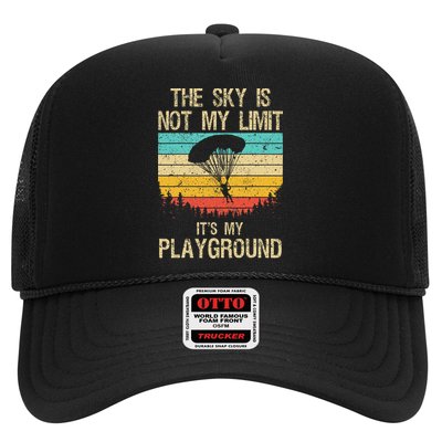 Cool Skydiving Art For Women Skydive Parachute Skydiver Trucker Hat