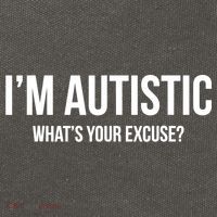 Cool Sarcastic Autism Gift I'm Autistic What's Your Excuse Cotton Canvas Backpack