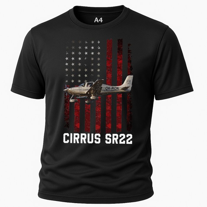 Cirrus Sr22 Aircraft Cooling Performance Crew T-Shirt