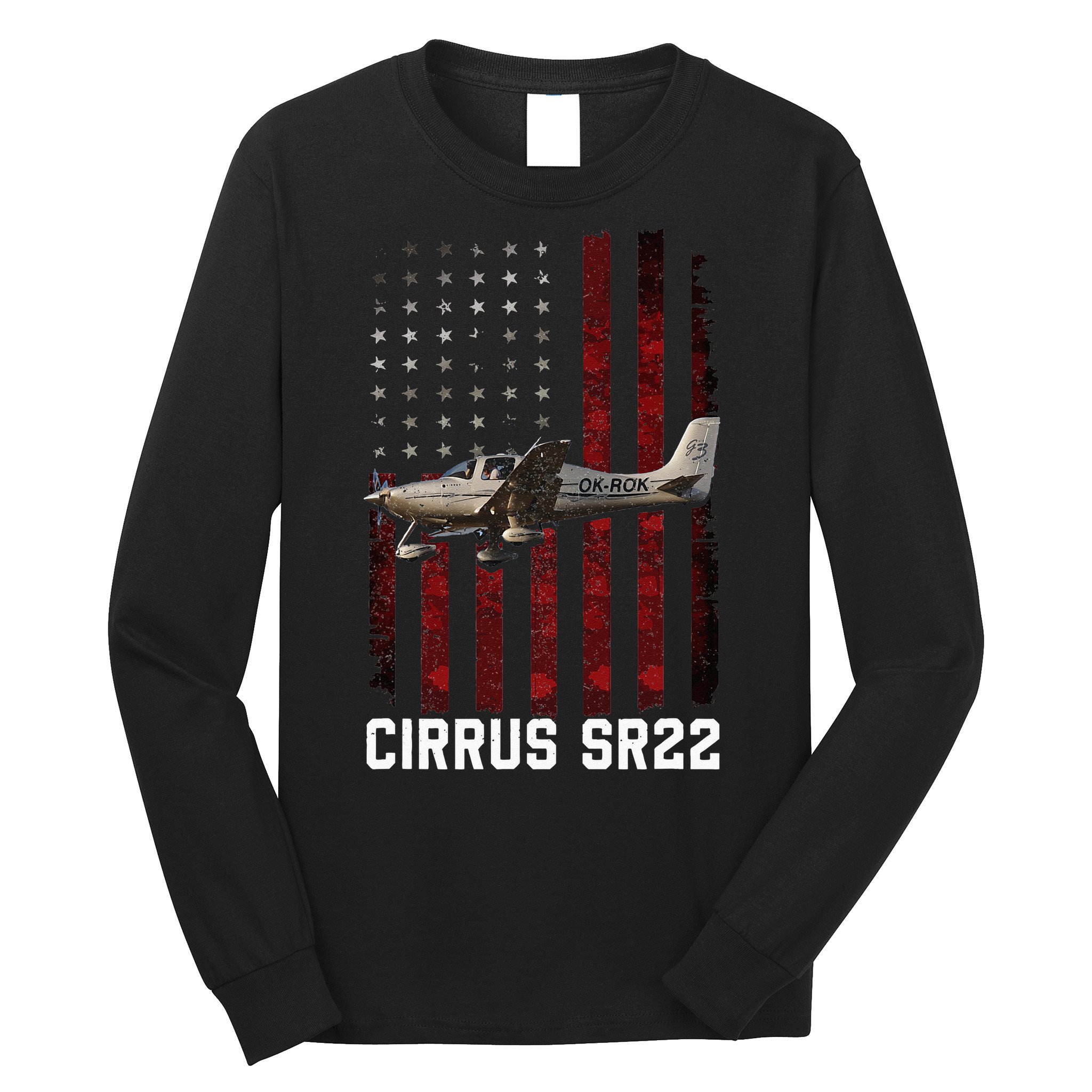 Cirrus Sr22 Aircraft Long Sleeve Shirt