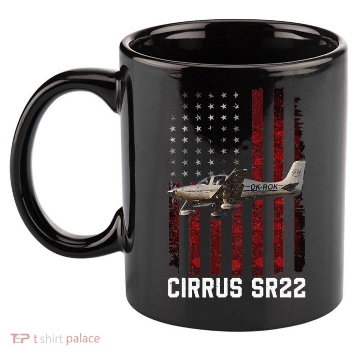 Cirrus Sr22 Aircraft 11oz C Handle Ceramic Mug