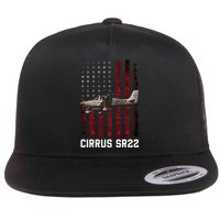 Cirrus Sr22 Aircraft Flat Bill Trucker Hat