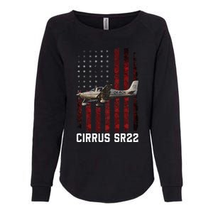 Cirrus Sr22 Aircraft Womens California Wash Sweatshirt