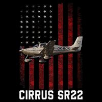Cirrus Sr22 Aircraft Pom Pom 12in Knit Beanie
