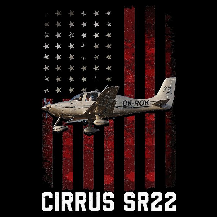 Cirrus Sr22 Aircraft Pom Pom 12in Knit Beanie