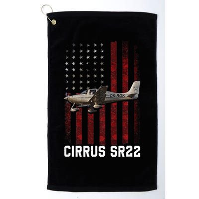 Cirrus Sr22 Aircraft Golf Towel