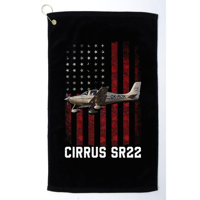 Cirrus Sr22 Aircraft Golf Towel