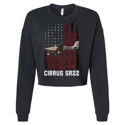Cirrus Sr22 Aircraft Cropped Pullover Crew