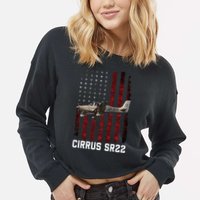 Cirrus Sr22 Aircraft Cropped Pullover Crew