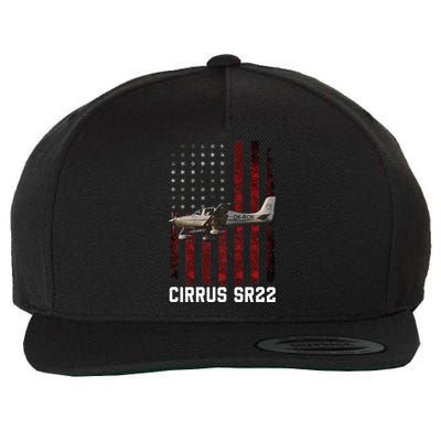 Cirrus Sr22 Aircraft Wool Snapback Cap
