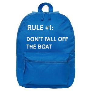 Cruise Ship Accessories Meaningful Gift Do Not Fall Off Boat Cruise Gift 16 in Basic Backpack