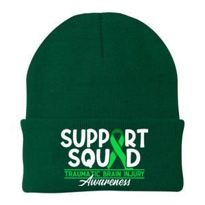 Cancer Support Awareness Squad I TBI Traumatic Brain Injury Knit Cap Winter Beanie