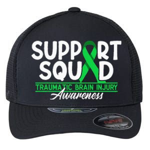 Cancer Support Awareness Squad I TBI Traumatic Brain Injury Flexfit Unipanel Trucker Cap