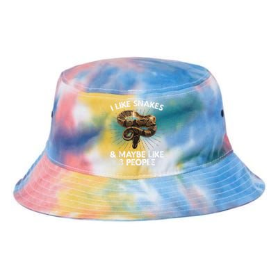 Cool Snake Art For Men Women Ball Python Rattlesnake Reptile Tie Dye Newport Bucket Hat