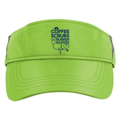 Coffee Scrubs And Rubber Adult Drive Performance Visor