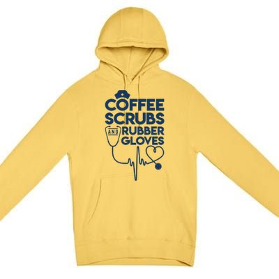 Coffee Scrubs And Rubber Premium Pullover Hoodie