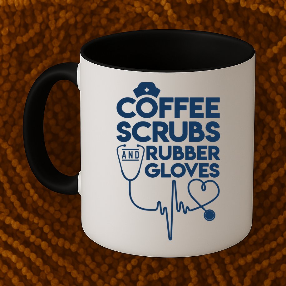 Coffee Scrubs And Rubber Mug
