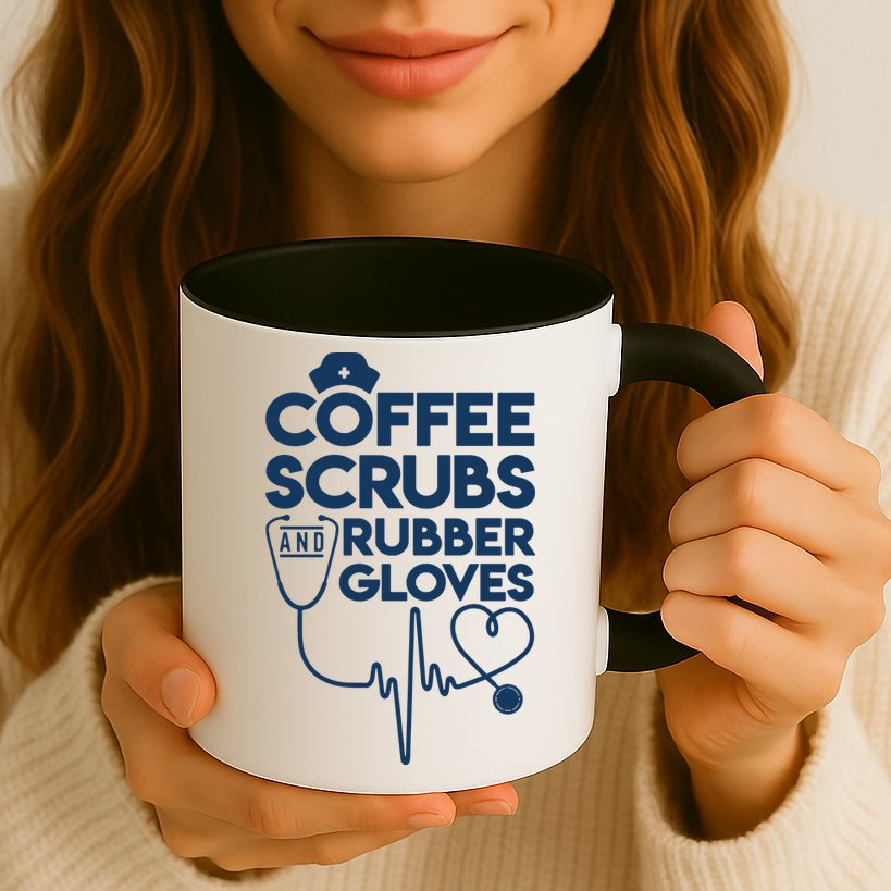 Coffee Scrubs And Rubber Mug