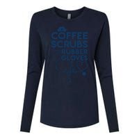 Coffee Scrubs And Rubber Womens Cotton Relaxed Long Sleeve T-Shirt