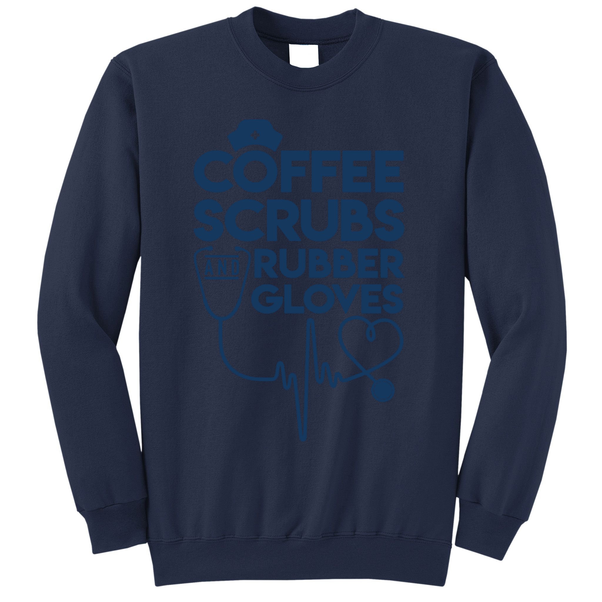 Coffee Scrubs And Rubber Sweatshirt