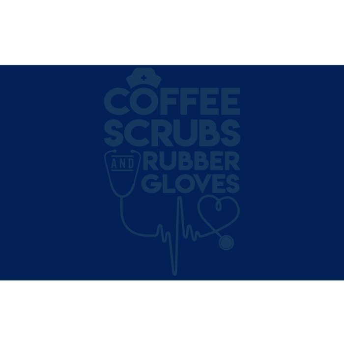 Coffee Scrubs And Rubber Bumper Sticker