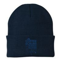 Coffee Scrubs And Rubber Knit Cap Winter Beanie