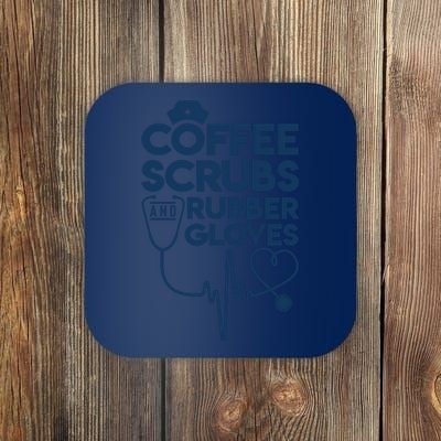 Coffee Scrubs And Rubber Coaster