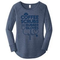 Coffee Scrubs And Rubber Women's Perfect Tri Tunic Long Sleeve Shirt