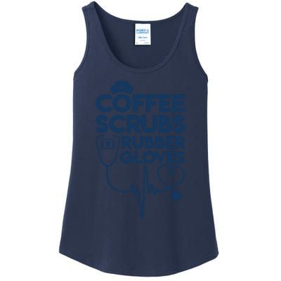 Coffee Scrubs And Rubber Ladies Essential Tank