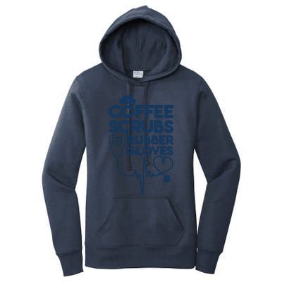 Coffee Scrubs And Rubber Women's Pullover Hoodie