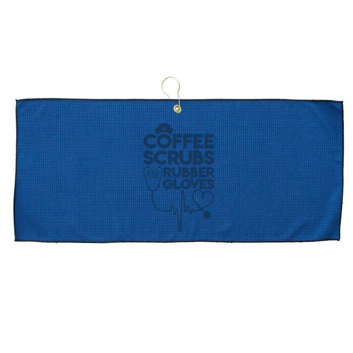 Coffee Scrubs And Rubber Large Microfiber Waffle Golf Towel