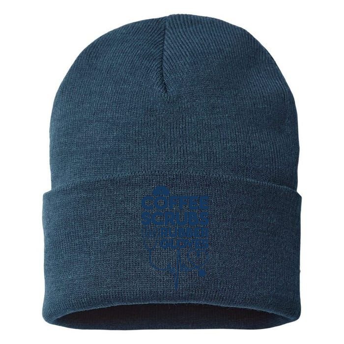 Coffee Scrubs And Rubber Sustainable Knit Beanie