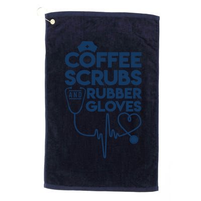 Coffee Scrubs And Rubber Golf Towel