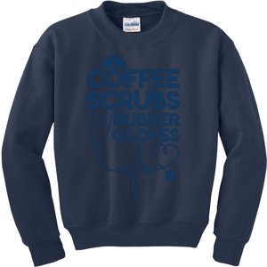 Coffee Scrubs And Rubber Kids Sweatshirt