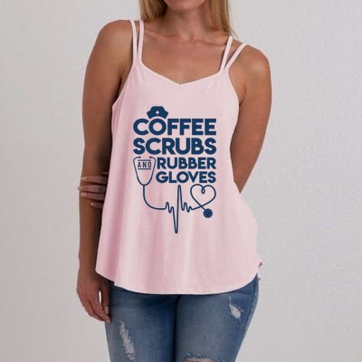 Coffee Scrubs And Rubber Women's Strappy Tank