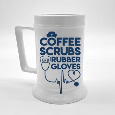 Coffee Scrubs And Rubber Beer Stein