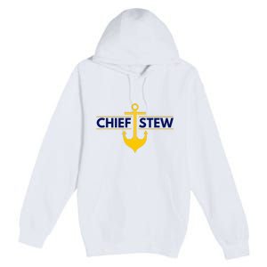 Chief Stew Aka Chief Stewardess Premium Pullover Hoodie