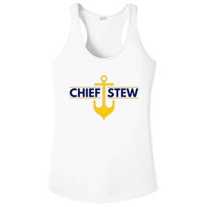 Chief Stew Aka Chief Stewardess Ladies PosiCharge Competitor Racerback Tank