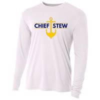 Chief Stew Aka Chief Stewardess Cooling Performance Long Sleeve Crew