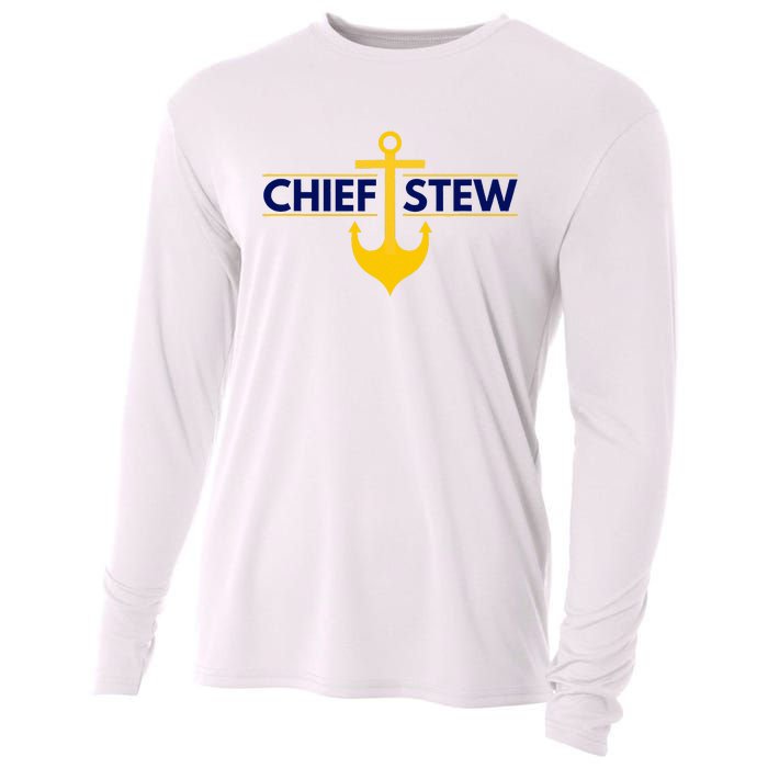 Chief Stew Aka Chief Stewardess Cooling Performance Long Sleeve Crew