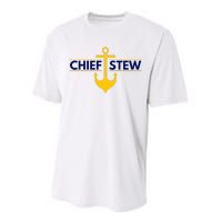 Chief Stew Aka Chief Stewardess Performance Sprint T-Shirt